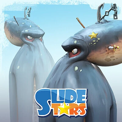 Slide Stars characters by Vini Cavalcanti