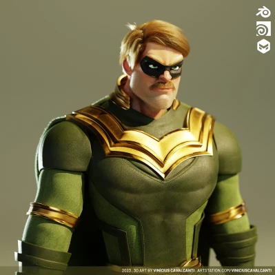 Character sculpt work in progress by Vini Cavalcanti
