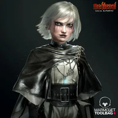 Final rendered 3D character